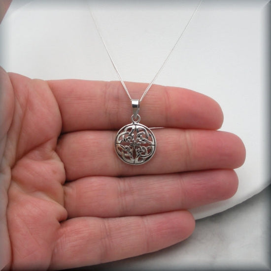 Celtic Knot Cross In Silver - Plante Jewelers